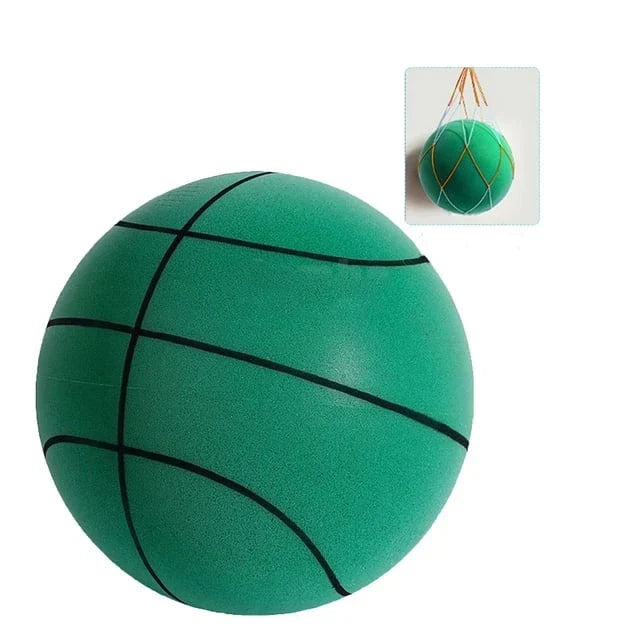 Silent Basketball for Noise-Free Training & Fun – SilentBounce-Green-18cm-State of Style