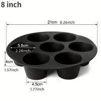 Silicone Bakeware for Microwave and Air Fryer - FlexiBake-18 cm-State of Style