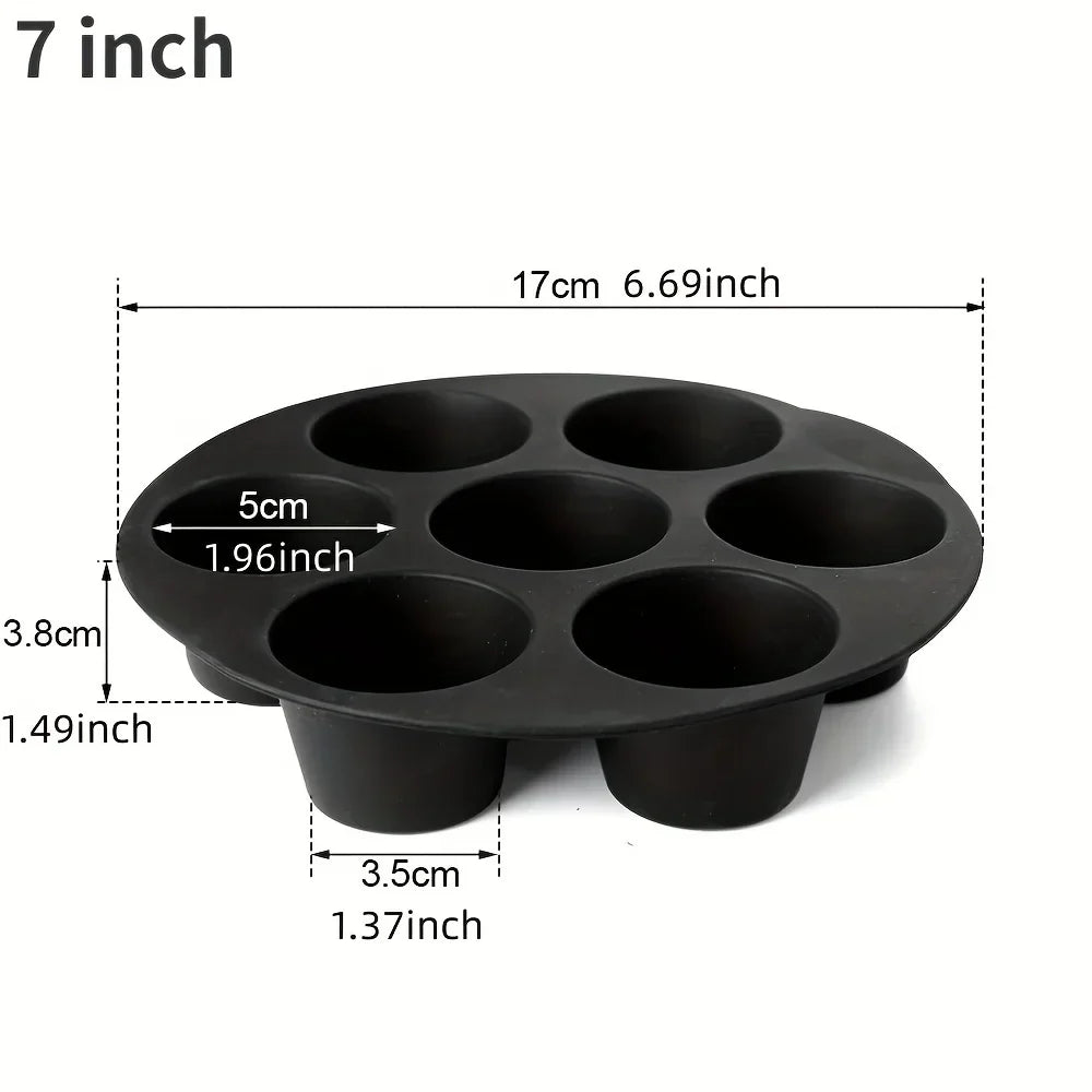Silicone Bakeware for Microwave and Air Fryer - FlexiBake-18 cm-State of Style