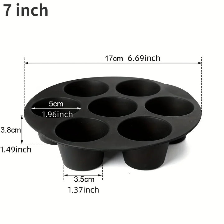 Silicone Bakeware for Microwave and Air Fryer - FlexiBake-18 cm-State of Style