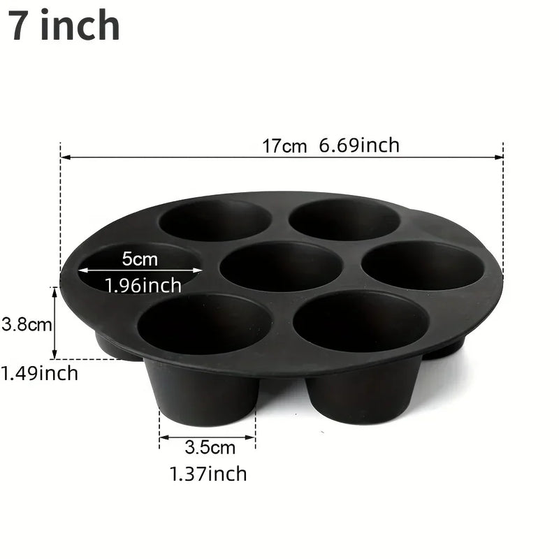 Silicone Bakeware for Microwave and Air Fryer - FlexiBake-18 cm-State of Style