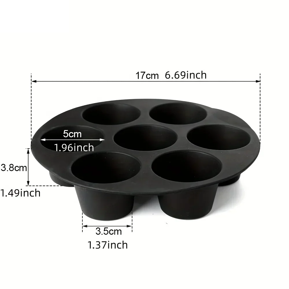 Silicone Baking Mold for Microwave and Air Fryer - FlexiBake-18.01 cm-State of Style