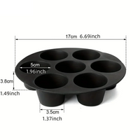 Silicone Baking Mold for Microwave and Air Fryer - FlexiBake-18.01 cm-State of Style