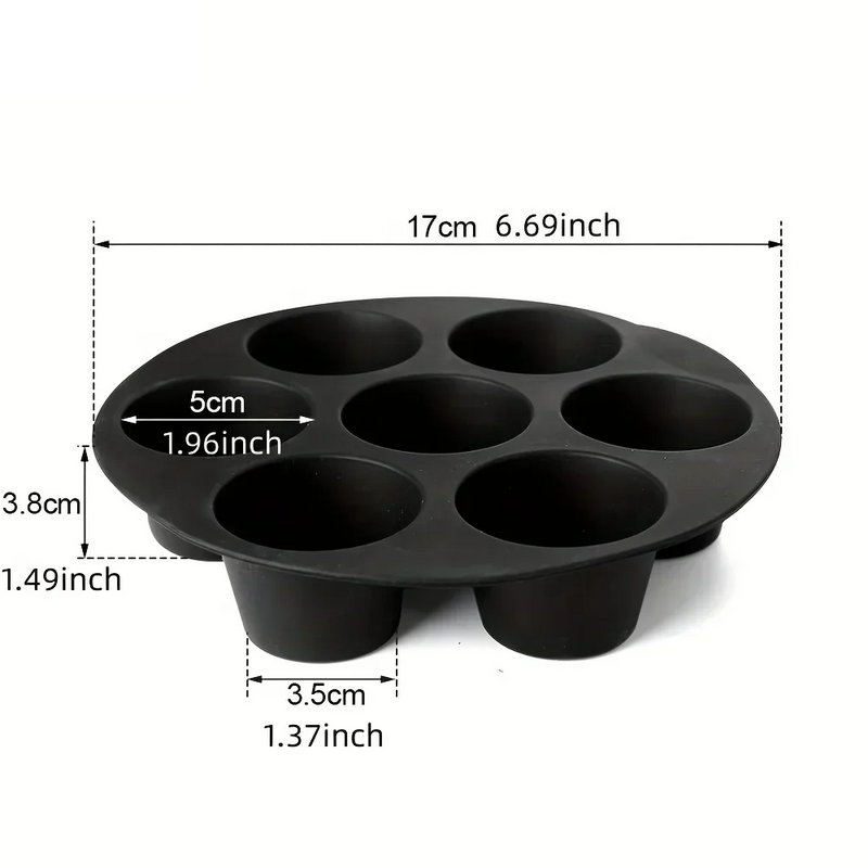Silicone Baking Mold for Microwave and Air Fryer - FlexiBake-18.01 cm-State of Style