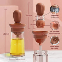 Silicone Oil Bottle with Brush Head - OilBuddy-Blue-State of Style