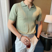Silk Blend Polo Shirt | Smooth & Stylish-Green-S-State of Style