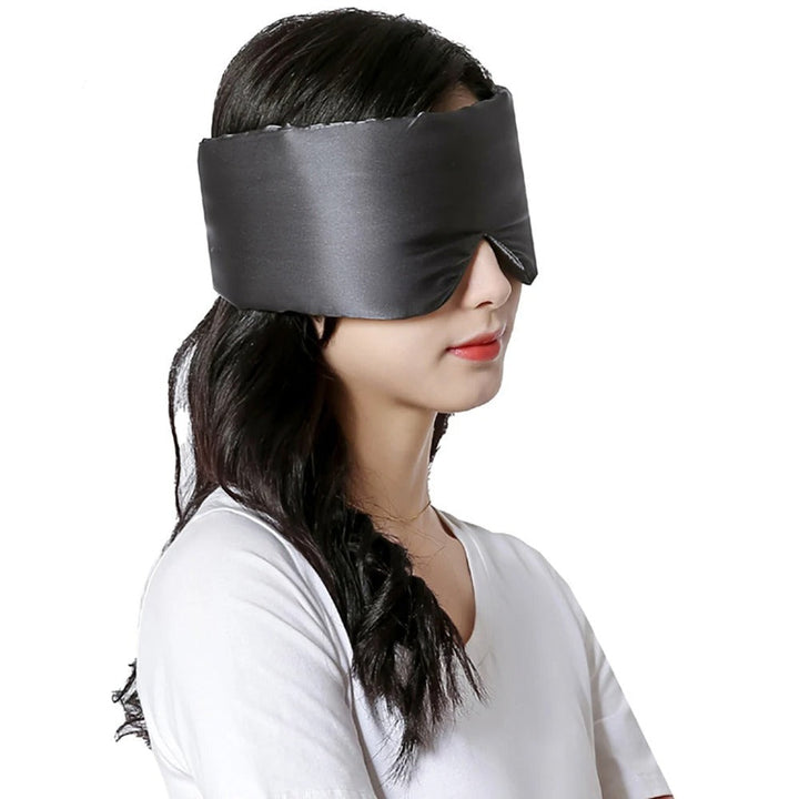 SilkDream Luxe Sleep Mask-Grey-State of Style