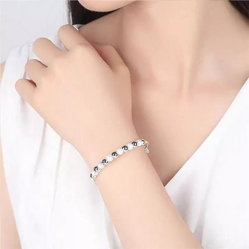 Silver Party Bracelet with Luxurious Charm | Elegant Jewelry Piece-State of Style