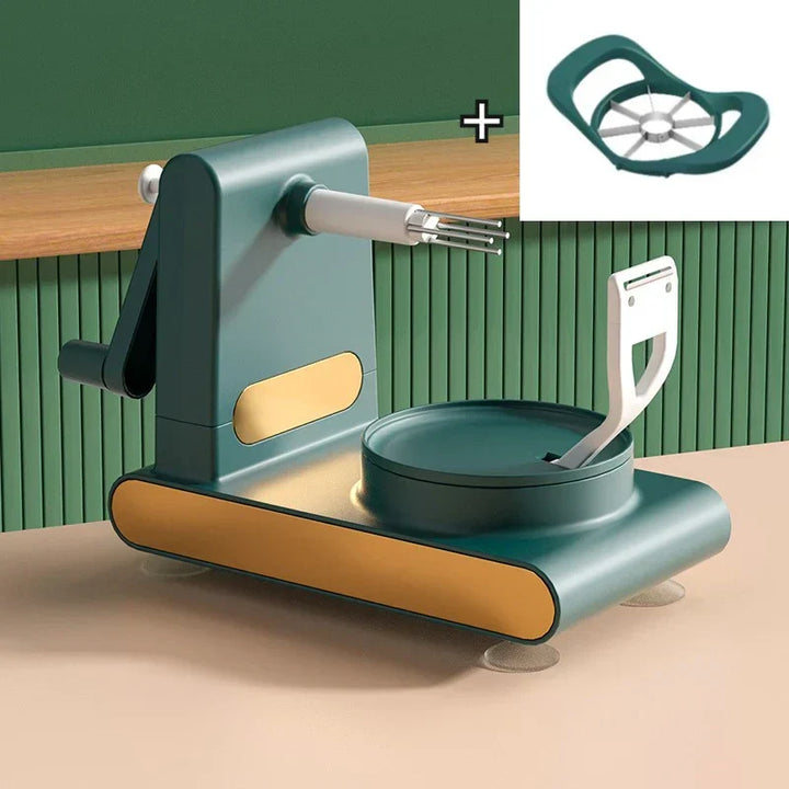 Simple Fruit and Vegetable Peeler - PeelPro-With Divider-Dark Green-State of Style