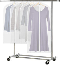 Clear Full-Length Garment Covers – 10-Pack Suit & Dress Storage Bags (Buy 1, Get 1 FREE)