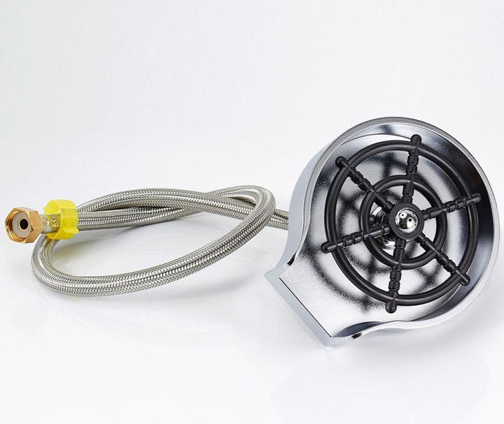 Simple One-Handed Glass Washer - CupJet-Silver-State of Style