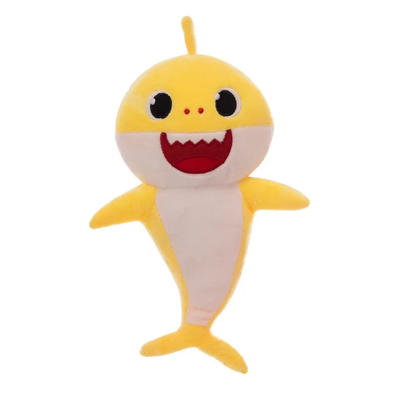 Singing Shark Soft Toy with Music and Lights - GlowShark-Yellow-Plush Toy-State of Style