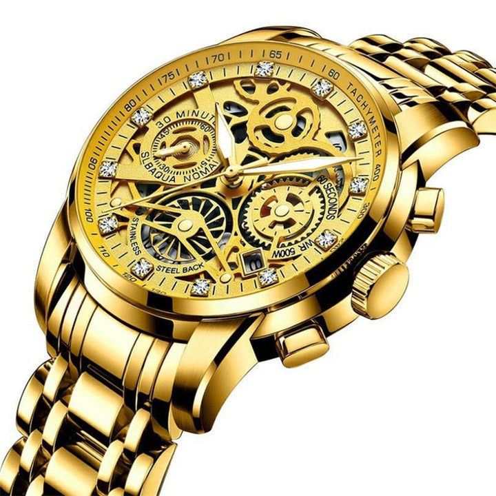 Skeleton Men's Watch - Eclipse-Gold-State of Style