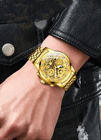 Skeleton Men's Watch - Eclipse-Silver-State of Style
