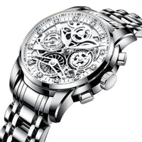 Skeleton Men's Watch - Eclipse-Silver-State of Style