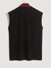 Sleeveless shirt with bird print cotton summer look - Noah (1+1 FREE)-White-M(48)-State of Style