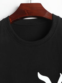 Sleeveless shirt with bird print cotton summer look - Noah (1+1 FREE)-White-M(48)-State of Style