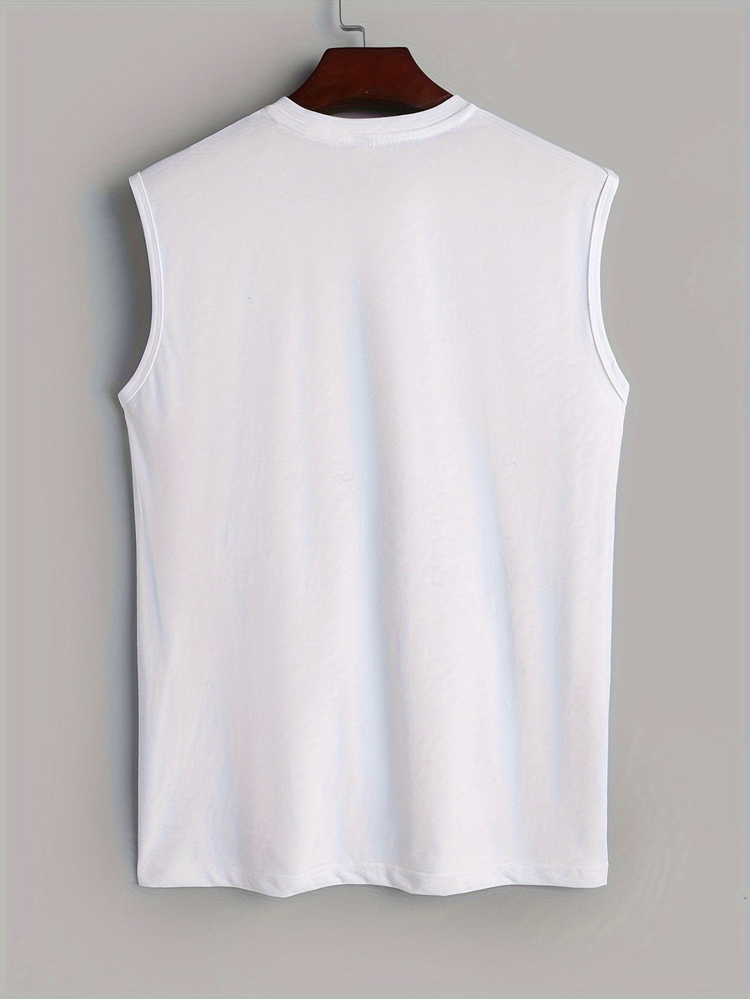 Sleeveless shirt with bird print cotton summer look - Noah (1+1 FREE)-White-M(48)-State of Style