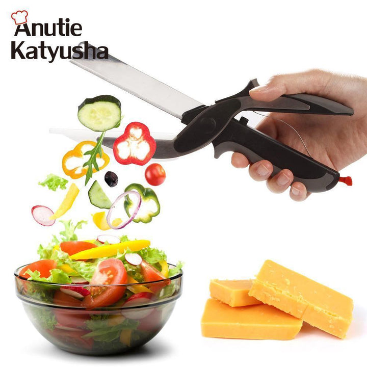 SliceSmart 2-in-1 Kitchen Cutter-State of Style