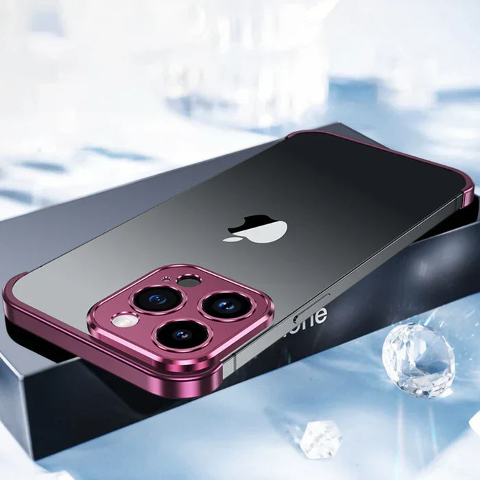 Slim and Robust iPhone Case - StealthShield-iPhone 15 Pro Max-Camelia Red-State of Style