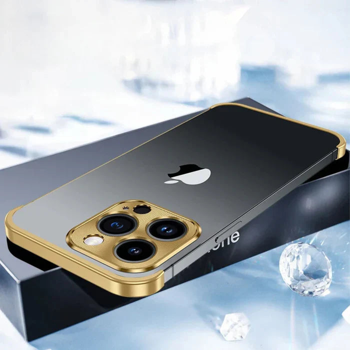 Slim and Robust iPhone Case - StealthShield-iPhone 15 Pro Max-Gold-State of Style