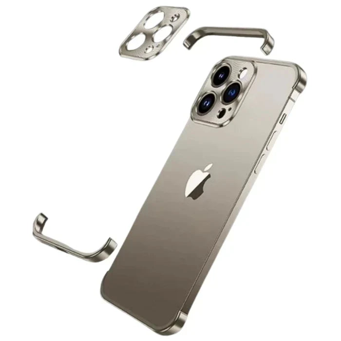 Slim and Robust iPhone Case - StealthShield-iPhone 15 Pro Max-Titanium-State of Style