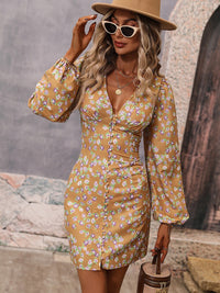 Slim Fit Dress For Women | MegsDress-Apricot-S-State of Style