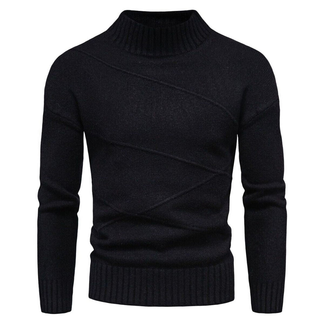 Slim Fit Men's Sweater - Orion-Black-M-State of Style