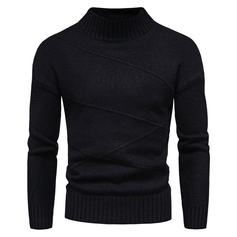 Slim Fit Men's Sweater - Orion-Black-M-State of Style