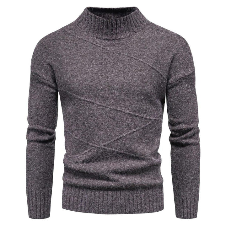 Slim Fit Men's Sweater - Orion-Grey-M-State of Style