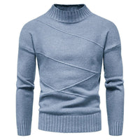 Slim Fit Men's Sweater - Orion-Light Blue-M-State of Style