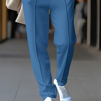 Slim Fit Stretch Chino - Max-Sea Blue-M-State of Style