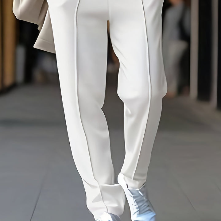 Slim Fit Stretch Chino - Max-White-M-State of Style
