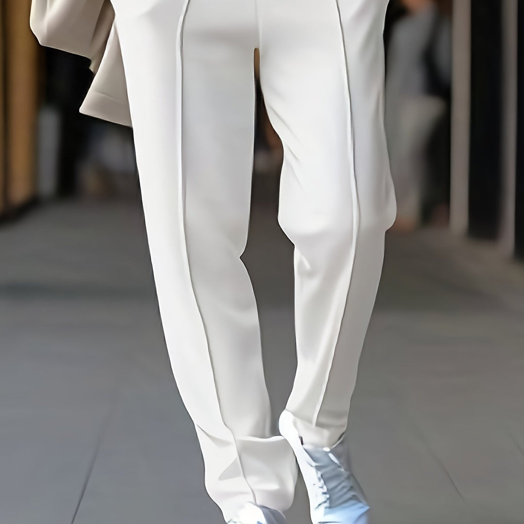 Slim Fit Stretch Chino - Max-White-S-State of Style