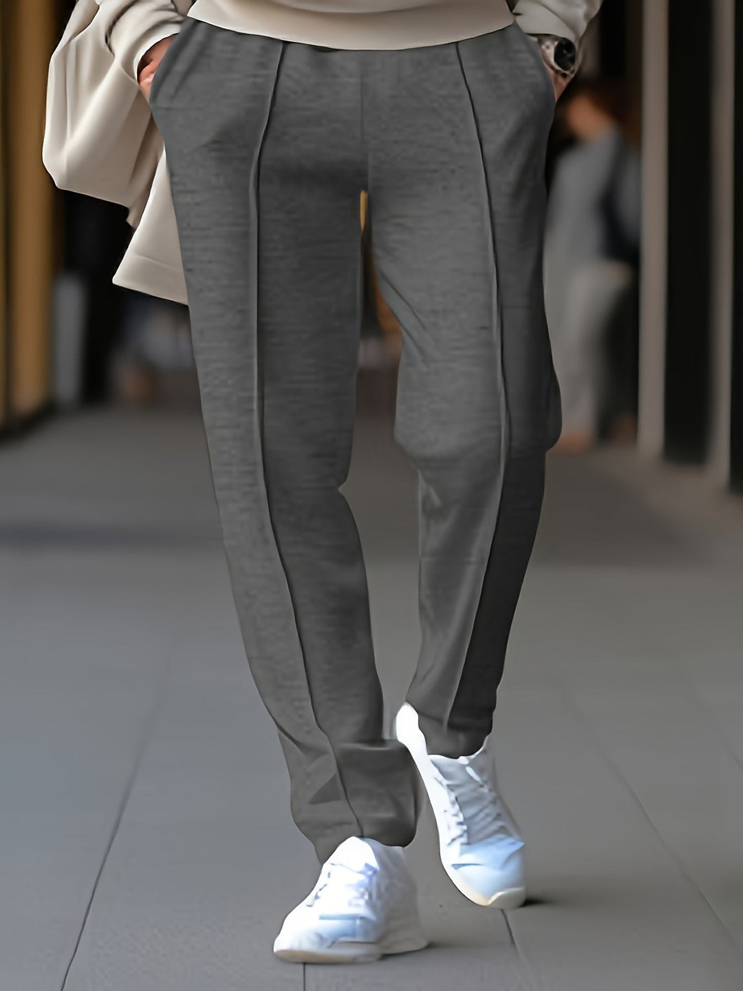 Slim Fit Stretch Chino - Max-White-S-State of Style