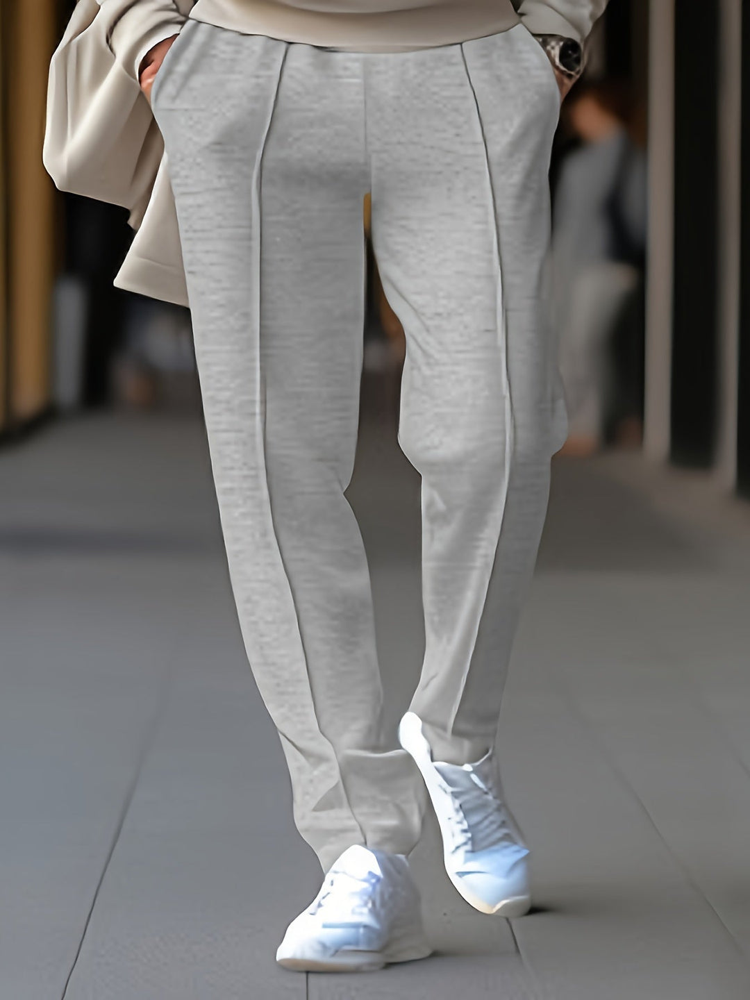 Slim Fit Stretch Chino - Max-White-S-State of Style