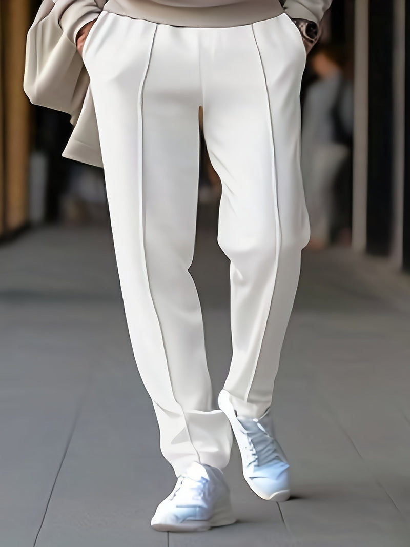 Slim Fit Stretch Chino - Max-White-S-State of Style