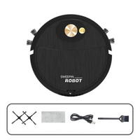 Slim Smart Robot Vacuum for Effortless Cleaning - SmartClean-Black-State of Style
