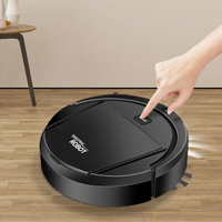 Slim Smart Robot Vacuum for Effortless Cleaning - SmartClean-Black-State of Style
