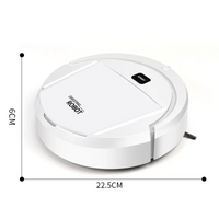 Slim Smart Robot Vacuum for Effortless Cleaning - SmartClean-Black-State of Style