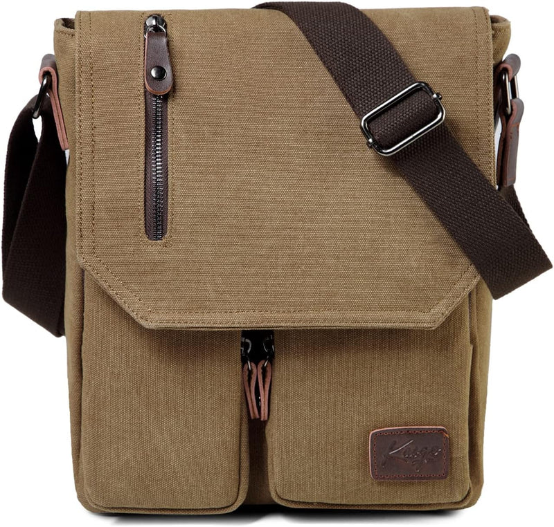 Compact Canvas Crossbody Messenger Bag – Renan