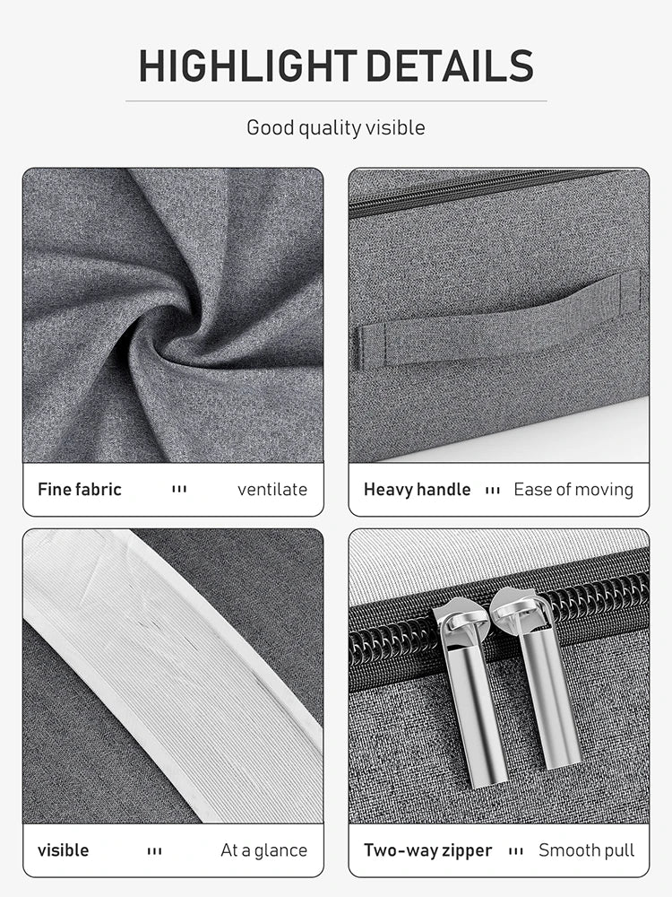 Smart and Spacious Storage Bag - UnderStore-M-Grey-State of Style