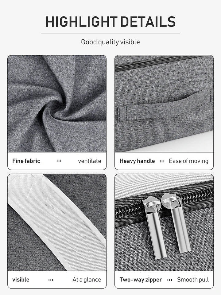 Smart and Spacious Storage Bag - UnderStore-M-Grey-State of Style