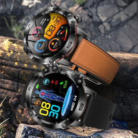 Smart Health Tracker with Glucose and ECG Measurement - HealthPro-Black Steel-State of Style