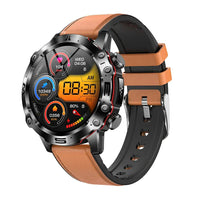 Smart Health Tracker with Glucose and ECG Measurement - HealthPro-Brown-State of Style