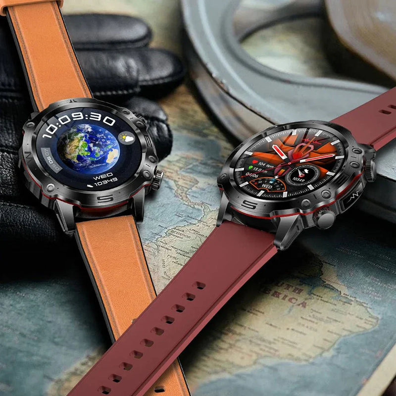 Smart Health Tracker with Glucose and ECG Monitoring - HealthPro-Black Steel-State of Style