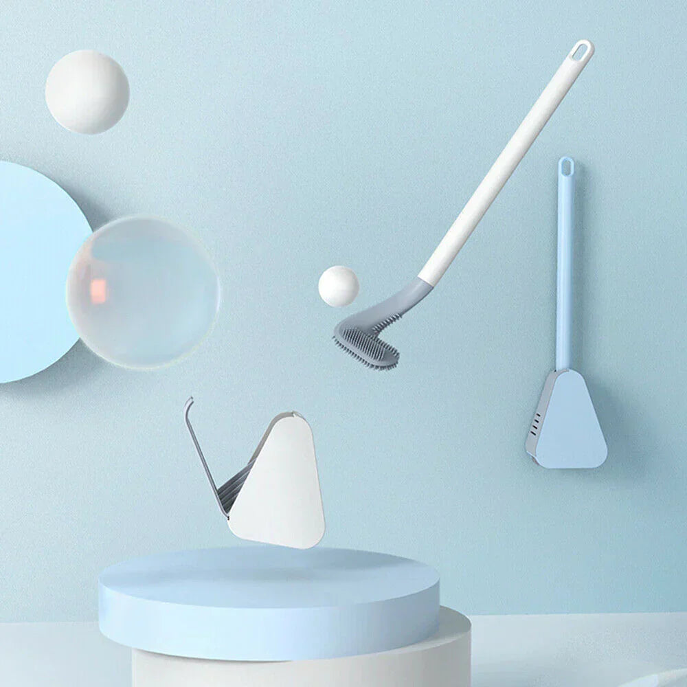 Smart Hygienic Toilet Brush - PureClean Brush-Brush + Holder-Blue-State of Style