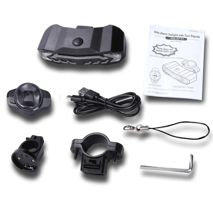 Smart Rear Light Alarm - BikeGuard™-State of Style