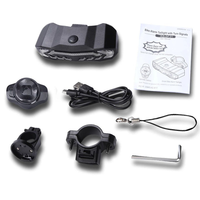 Smart Rear Light Alarm - BikeGuard™-State of Style