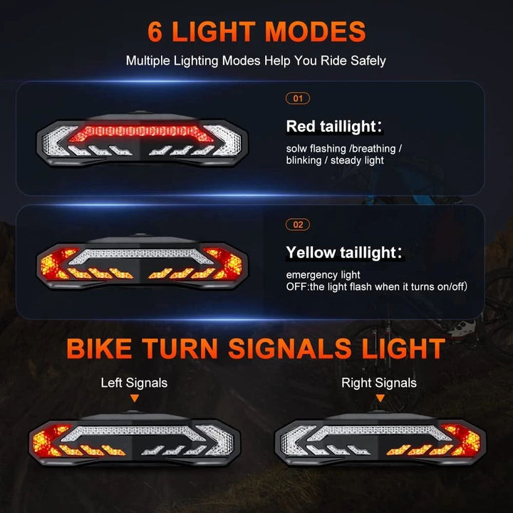 Smart Rear Light Alarm - BikeGuard™-State of Style
